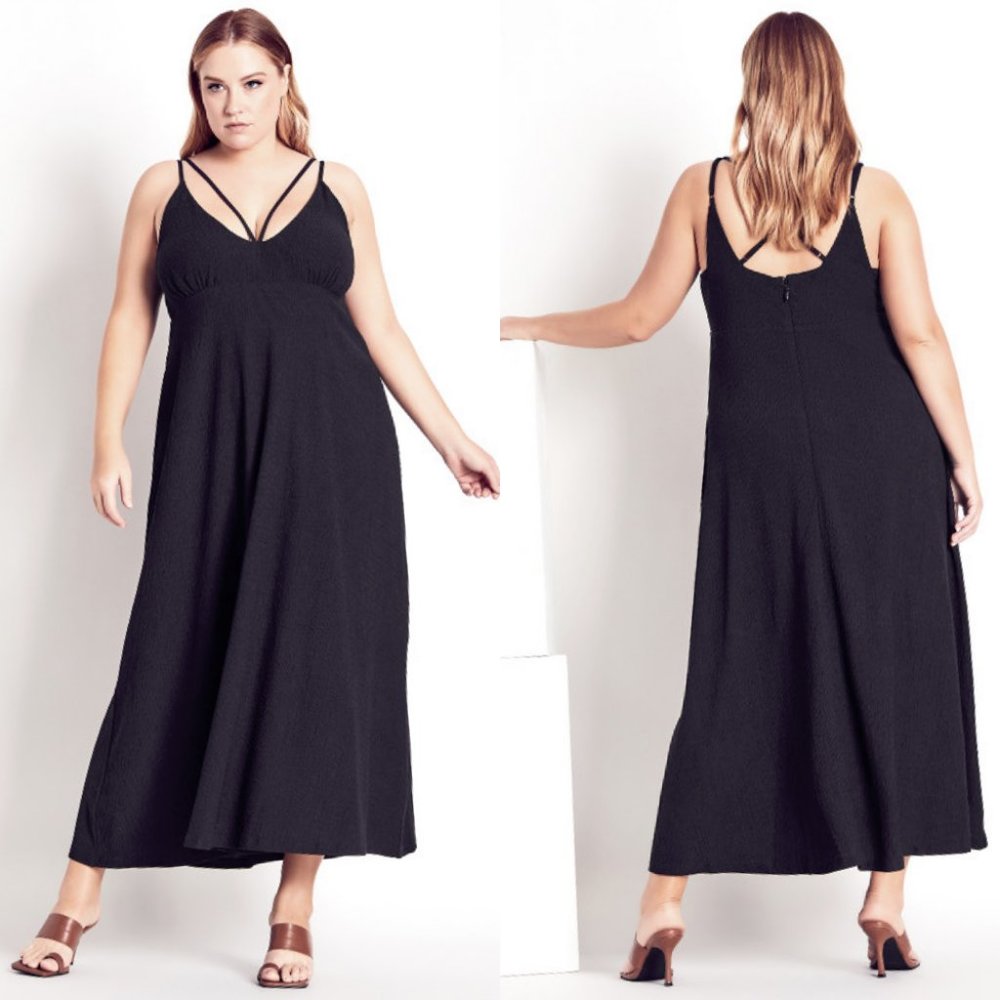 City Chic REFINITY Sailing Away Maxi Dress
